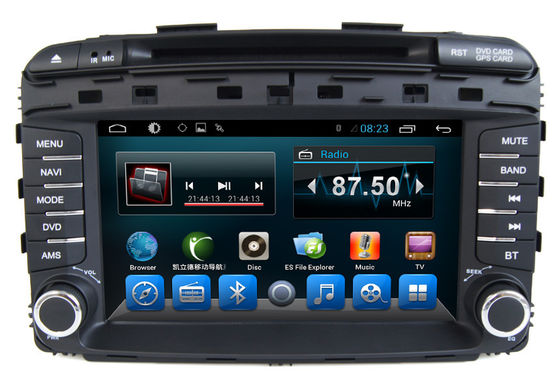 中国 ダッシュ車のマルチメディア・システムの自動 DVD プレイヤー GPS の人間の特徴をもつクォードの中心 Sorento 2015 年 サプライヤー
