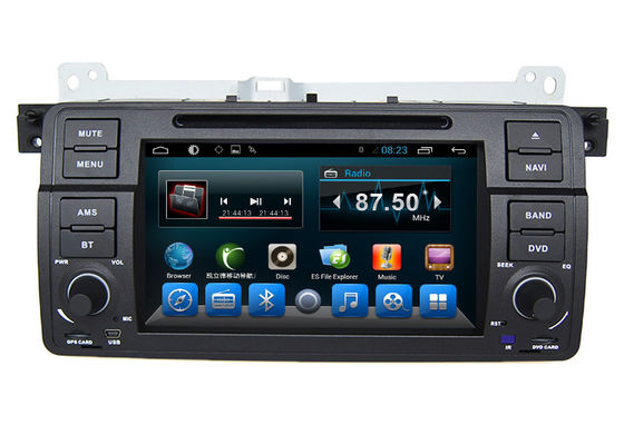 中国 BMW E46 車の DVD プレイヤーの中心のマルチメディア・システムのための人間の特徴をもつ車の運行 サプライヤー