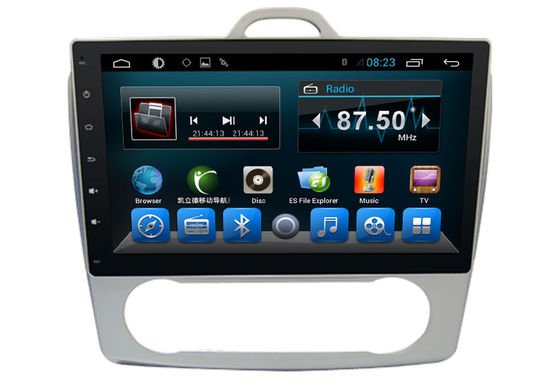 中国 10.1 インチの焦点のための人間の特徴をもつクォードの中心のフォード DVD のナビゲーション・システム車 GPS Navi サプライヤー