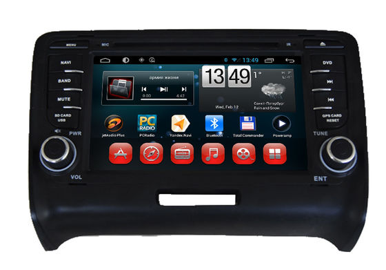 中国 Audi TT 車 GPS のナビゲーション・システム人間の特徴をもつ車の DVD プレイヤー 3G WIFI SWC サプライヤー