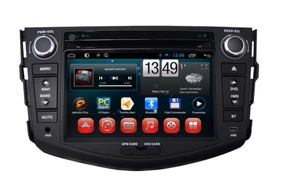 中国 トヨタ RAV4 GPS の運行人間の特徴をもつ車の DVD プレイヤーのハンドル制御 BT TV のラジオ サプライヤー