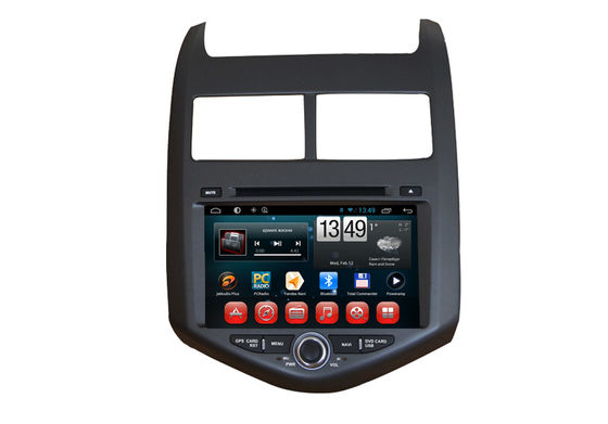 中国 2 喧騒 AVEO シボレー GPS の運行タッチ画面を持つ人間の特徴をもつ OS 車の DVD プレイヤー サプライヤー