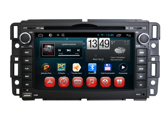 中国 人間の特徴をもつ Tahoe GMC 車のマルチメディアの運行 GPS システム DVD プレイヤーのラジオの二重地帯の iPod TV Wifi サプライヤー