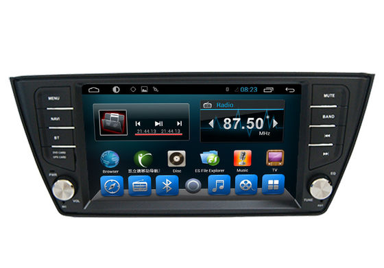 中国 クォードの中心のフォルクスワーゲン Gps の運行 VW ファビア無線のステレオの Bluetooth サプライヤー