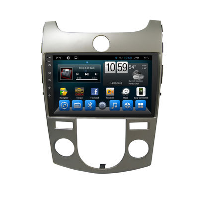 中国 ハンドル制御KIA DVDプレイヤー9インチのキア・フォルテ人間の特徴をもつ車GPSのナビゲーション・システム サプライヤー